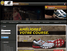Tablet Screenshot of newbalance-femme.com